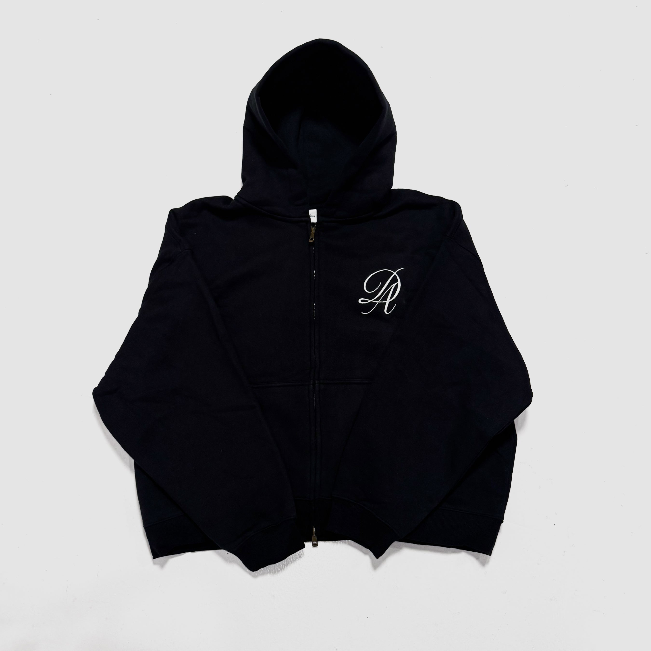 BOXY DREY ZIP-HODDIE